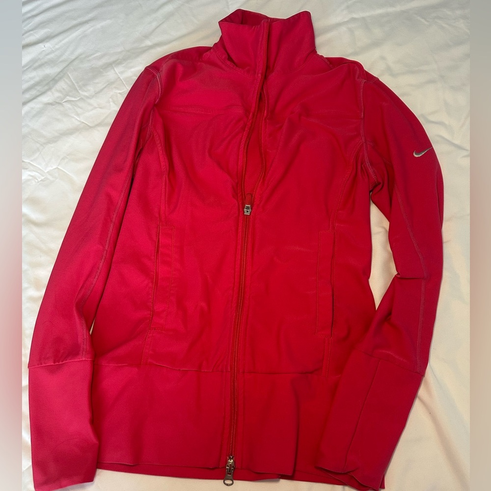 Nike FitDry Pink Sports Jacket size SMALL